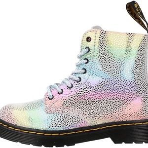 Dr. Martens 1460 Pascal Iridescent 8-Eye Boot - Rainbow Kidray US 10 Toddler